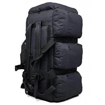 Сумка-рюкзак тактическая xs-90l3 черная, 90 л