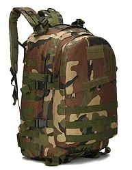 Городской тактический штурмовой военный рюкзак ForTactic на 40 литров Вудленд (st2761)