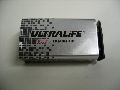 Батарейка Ultralife Lithium 9V литиевая крона, 1200мА·ч