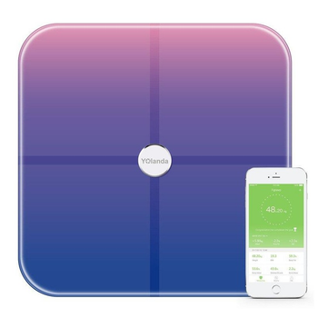 Весы напольные Yolanda Body Fat Composition Gradient Fuchsia Wifi&Bluetooth (CS20CG)
