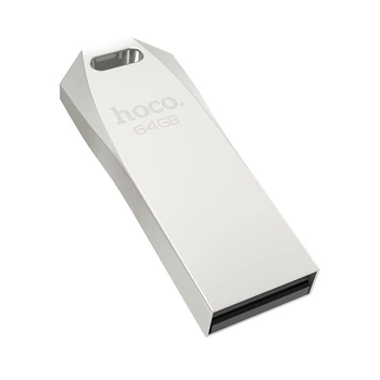 Флеш пам'ять USB 64 GB Hoco UD4 USB 2.0 сріблястий