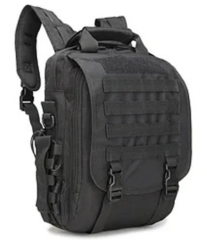 Сумка-рюкзак тактическая,городская,деловая ForTactic Черная (st2779)