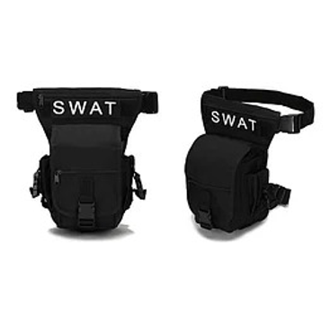 Стегновий поясна сумка Swat Чорна (st2775)