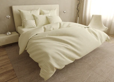 Комплект постельного белья евро на резинке 200*220 хлопок (22571) Sleep Well