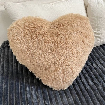 Подушка Сердце Cappone Бежевый