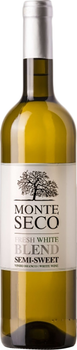 Вино Monte Seco Branco Medium Sweet біле напівсолодке 0.75 л 12% (5601954101000)
