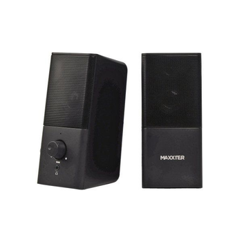 Акустична система Maxxter csp-u001 пластиковий корпус, 6 Вт, usb живлення, чорний колір