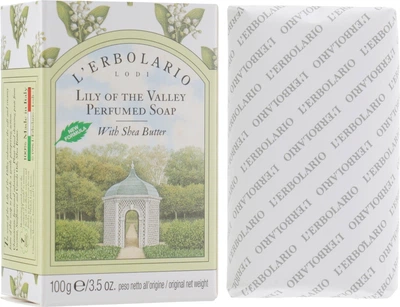 Запашне мило "Конвалія" - L'Erbolario Sapone Al Profumo Di Mughetto 100g (49989-57707)