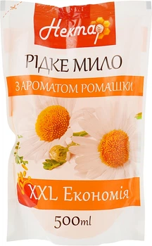 Рідке мило "З ароматом ромашки" - Aqua Cosmetics Нектар (дой-пак) 500ml (291889-29922)