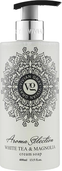 Жидкое крем-мыло - Vivian Gray Aroma Selection White Tea & Magnolia Cream Soap 400ml (908987-66351)