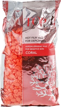 Воск для депиляции пленочный в гранулах топ-формула "Коралл" - Italwax Top Formula Coral 750g (670131-66445)