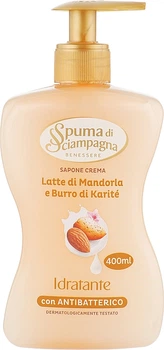 Рідке мило з мигдальним молоком та олією карите - Spuma di Sciampagna Liquid Soap 400ml (999233-45923)