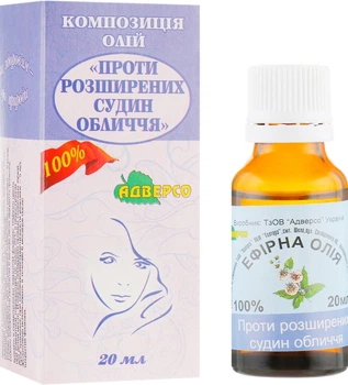 Композиція олій проти розширених судин обличчя - Адверсо 20ml (302213-19701)