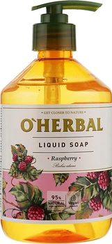 Рідке мило з екстрактом малини - O'Herbal Raspberry Liquid Soap 500ml (916170-36962)