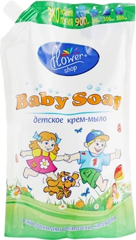 Flower Shop (дой-пак) Крем-мило для дітей "З екстрактами ромашки та календули" 900ml (369543-30675)