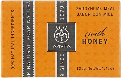 Мило - Apivita Soap with honey 125g (111065-28386)