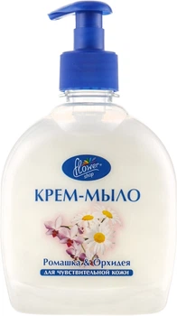 Крем-мыло "Ромашка и Орхидея" - Flower Shop 300ml (369111-55412)