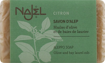 Мыло алеппское "Лимон" - Najel Aleppo Soap Invigorating Soap With Lemon 100g (575113-40308)