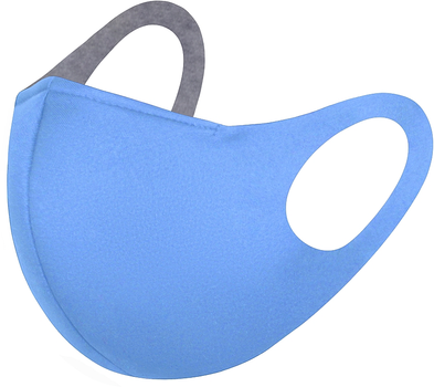 Маска питта с фиксацией, голубая XS-size - MAKEUP (849616-1587)