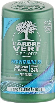 Дезодорант для чоловіків із провітаміном В5 - L'Arbre Vert Deodorant 50ml (743534-35840)