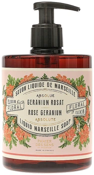 Марсельское жидкое мыло "Герань" - Panier Des Sens Geranium Rose Liquid Soap 500ml (799812-51504)