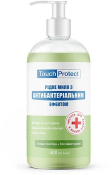 Жидкое мыло с антибактериальным эффектом "Алоэ вера и чайное дерево" - Touch Protect 1000ml (818841-24951)