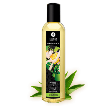Органическое массажное масло Shunga Erotic Massage Oil Organica Exotic Green Tea 250 мл