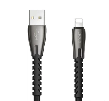 Кабель Hoco U58 for Lightning 1.2м Black