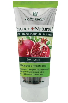 Скраб пілінг для обличчя та тіла Belle Jardin Essense Naturelle Гранатовий 200 мл ( 5907582902805 )