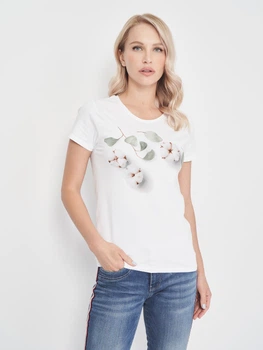 Футболка жіноча Solʼs Pioneer Women Cotton Flowers 03579102/115 102 L Біла (3609374910174)