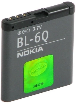 Акумулятор BL-6Q для Nokia 6700 970mAh
