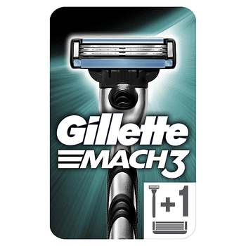 Бритва с 2 сменными кассетами - Gillette Mach3 (36631-121007)