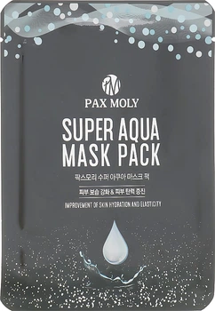 Маска тканевая с минералами морской воды - Pax Moly Super Aqua Mask Pack 25ml (836648-43030)