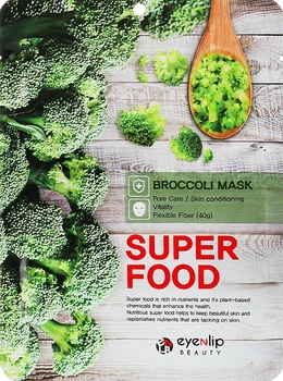 Маска для лица с экстрактом брокколи - Eyenlip Super Food Broccoli Mask 23ml (821638-8987)