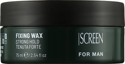 Моделирующий воск сильной фиксации для мужских волос - Screen For Man Fixing Wax 75ml (963143-74769)
