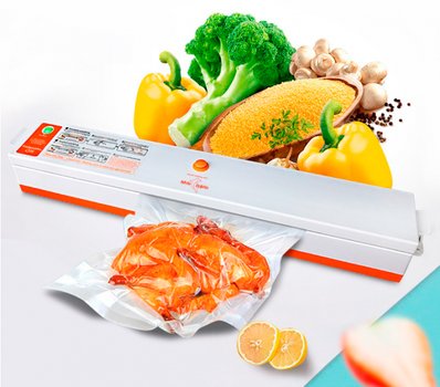 Вакууматор бытовой упаковщик для продуктов с 10 пакетами Freshpack Pro G-88