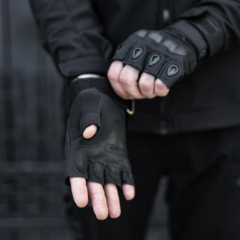 Тактические перчатки Черные L