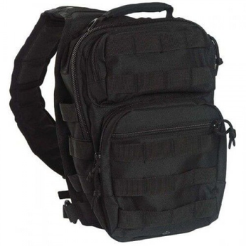 Рюкзак Тактичний однолямковий Mil-Tec ONE STRAP ASSAULT PACK SM Чорний