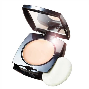 Компактная крем-пудра для лица с пуховкой оттенок - PORCELAIN True AVON Порцелян Фарфоровый Эйвон
