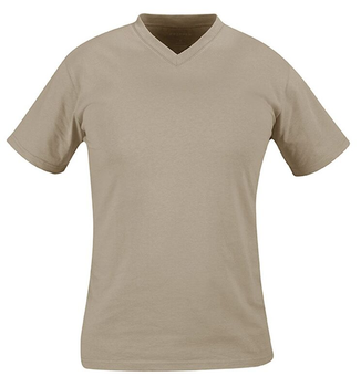 Футболка военная Propper T-Shirt V-Neck F5347, Desert Sand Medium, Тан (Tan)