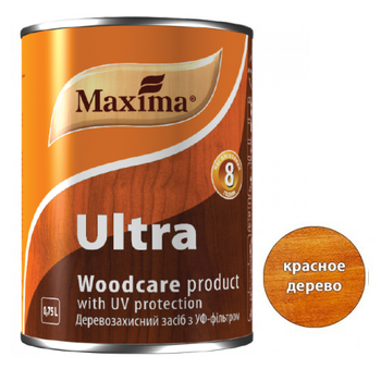 Деревозащитное средство MAXIMA 0,75 л красное дерево (109367)