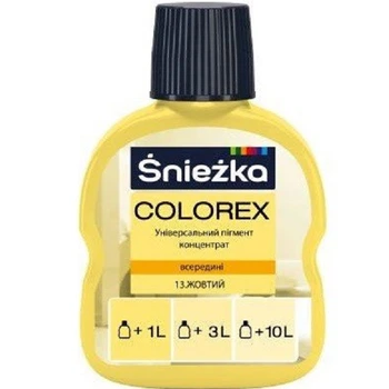 Универсальный пигментный концентрат Colorex Sniezka 13 желтый 100 мл (103716)