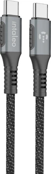 Кабель Intaleo CBGPD60WTT1 Type-C to Type-C 1.2 м 60 W Серый (1283126518096)