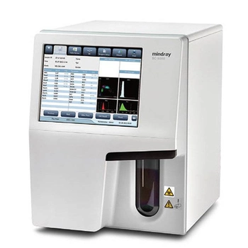 Анализатор гематологический автоматический 5-diff Mindray BC-5000 анализ венозной и капиллярной крови исследование 25 параметров 40 тестов/час растворы в комплекте