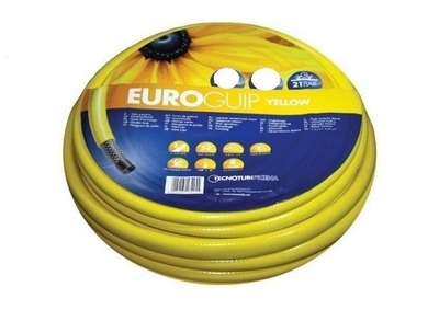 Шланг садовий для поливу Tecnotubi Euro Guip Yellow 1/2 дюйма, 20 м (EGY 1/2 20)
