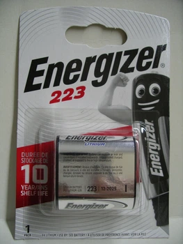 Батарейка Energizer CR223 , CR-P2 6V