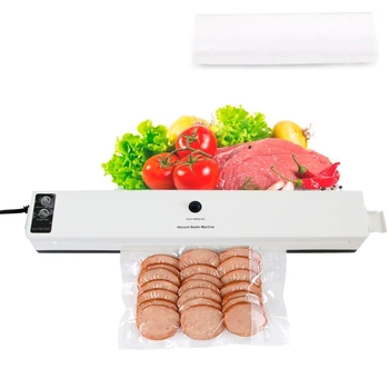 Вакуумный упаковщик Keep freshness BT-01 Бело-Черный, бытовой вакууматор для продуктов и запайки пакетов (1009307-Other-0)