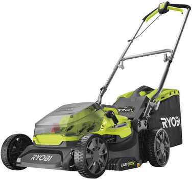 Газонокосилка аккумуляторная Ryobi One+ RY18LM37A-140 18В, 37 см, 45 л, 25-70 мм (АКБ 1х4 А·час и ЗУ) (5133004578)