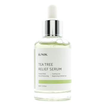 Успокаивающая сыворотка для лица с чайным деревом IUNIK Tea Tree Relief Serum 50 ml