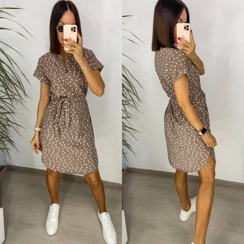 Платье для девушки кофейное Арт 202 XXL